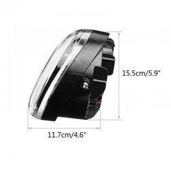 LED BLACK HEADLIGHT EU APPROVED SUPERLIGHT ANGEL EYE WITH BRACKET FOR HARLEY DAVIDSON V-ROD