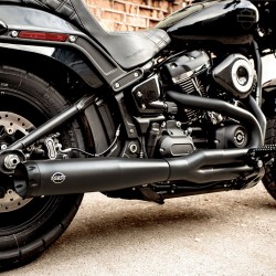 EXHAUSTS 2INTO1 S&S SUPERSTREET 50 STATE BLACK HARLEY DAVIDSON SOFTAIL 2018-2024