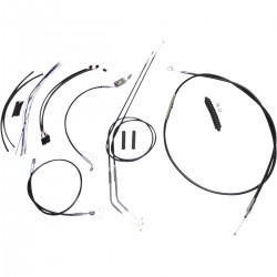 COMPLETE CABLE/BRAKE LINE KITS HANDLEBAR APE HANGER 14"-16" HARLEY DAVIDSON XL SPORTSTER ABS 14-20