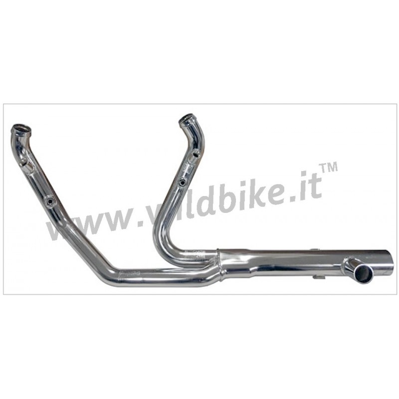 COLLETTORI DI SCARICO TAB HI-PERF POWER CROMATI HARLEY DAVIDSON TOURING 17-21