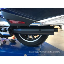 POT D'ECHAPPEMENTS BSLIP-ON TBR COMP-S NOIR POUR HONDA GL1800 GOLDWING/F6B 18-21