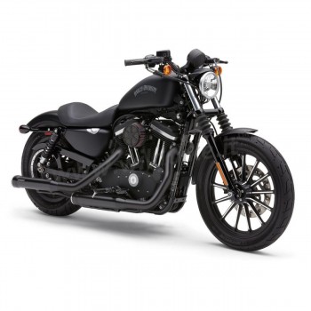 SCUDI TERMICI PARACALORE COBRA RPT 3" NERI OPACHI PER SCARICHI HARLEY DAVIDSON XL SPORTSTER '14-'19