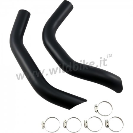 SCUDI TERMICI PARACALORE COBRA RPT 3" NERI OPACHI PER SCARICHI HARLEY DAVIDSON XL SPORTSTER '14-'19