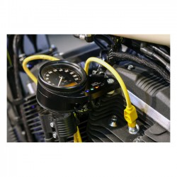 STAFFA NERA DI SUPPORTO MOTORE LATERALE TACHIMETRO HARLEY DAVIDSON XL SPORTSTER 07-20