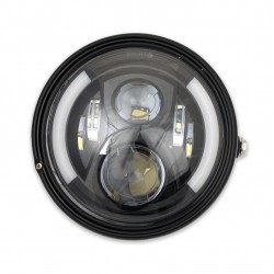 FARO FANALE ANTERIORE OMOLOGATO 7.7" SUPERLIGHT MULTIFUNZIONE LED PER MOTO