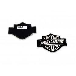 EMBLEMS FUEL GAS TANK LOGO BAR & SHIELD SILVER HARLEY DAVIDSON