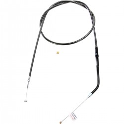 GASZUG RUNDER STAHL 96 CM MAGNUM SCHWARZ HARLEY DAVIDSON XL SPORTSTER 07-20