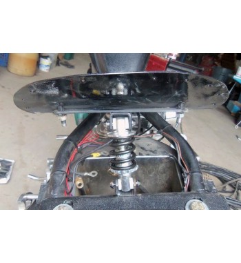 BRACKET KIT FOR DUAL MINI SHOCK ABSORBER SINGLE SEAT CUSTOM MOTORCYCLE AND HARLEY DAVIDSON