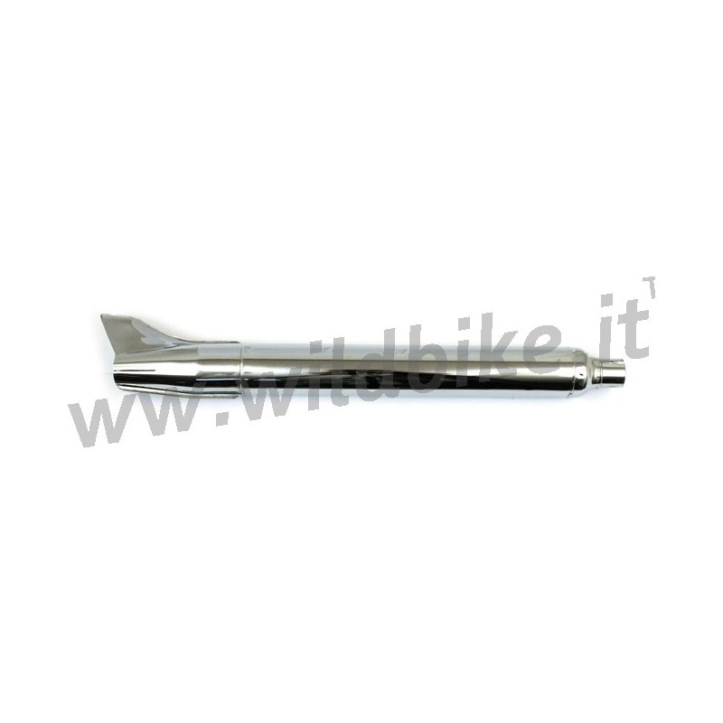 TERMINALE SCARICO MARMITTA UNIVERSALE ROCKET 83 CM CROMATO PER MOTO CUSTOM