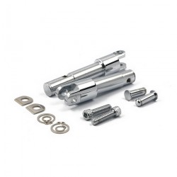 KIT SUPPORT CHROME CONVERSION REPOSE-PIEDS HARLEY DAVIDSON XL 1200 SPORTSTER 10-20