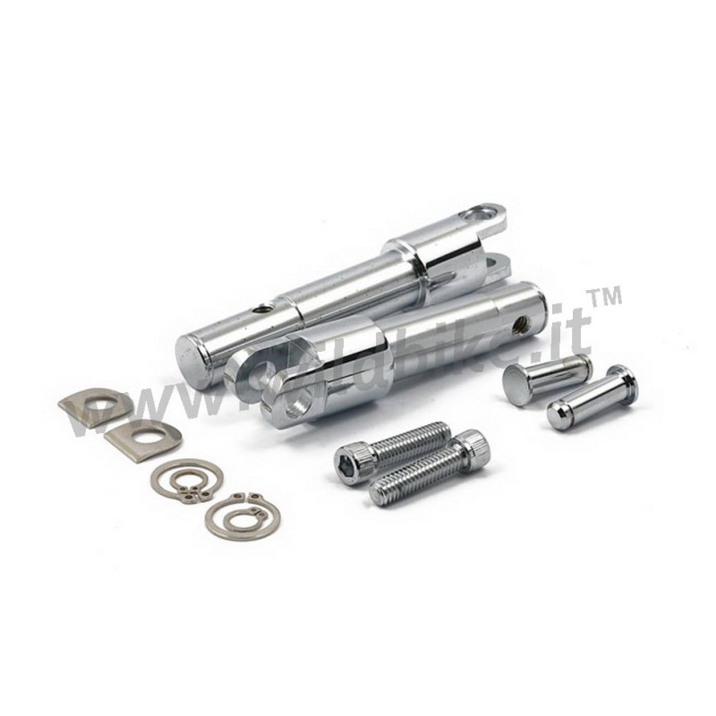 KIT SUPPORT CHROME CONVERSION REPOSE-PIEDS HARLEY DAVIDSON XL 1200 SPORTSTER 10-20