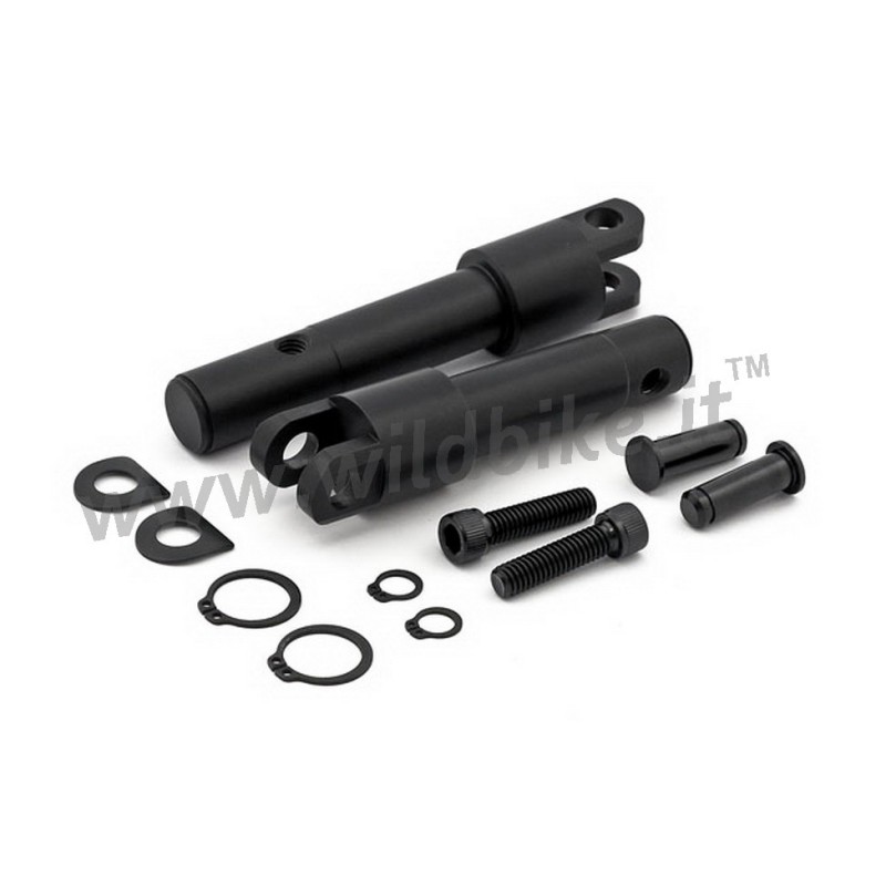 KIT STAFFE NERE CONVERSIONE PEDANE HARLEY DAVIDSON XL 1200 SPORTSTER 10-20