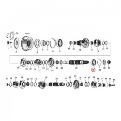 CUSCINETTO TRASMISSIONE OEM HD 35030-89A HARLEY DAVIDSON XL SPORTSTER 96-20