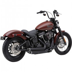 AUSPUFF COBRA SPEEDSTER 2IN2 SLASHDOWN SCHWARZEN HARLEY DAVIDSON FXBB/FLSL SOFTAIL M-EIGHT 18-21