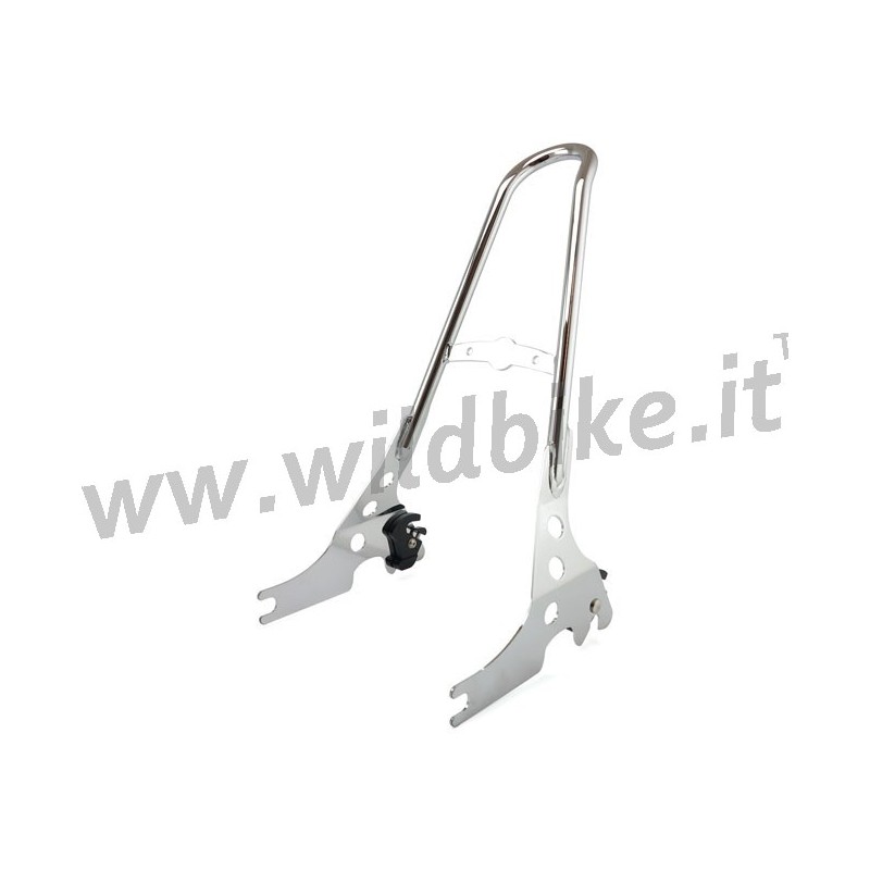 KIT SISSY BAR 21" MONTANT UNE PIECE CHROME HARLEY DAVIDSON XL SPORTSTER 04-20