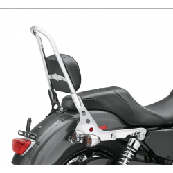 KIT SISSY BAR 21" MONTANT UNE PIECE CHROME HARLEY DAVIDSON XL SPORTSTER 04-20