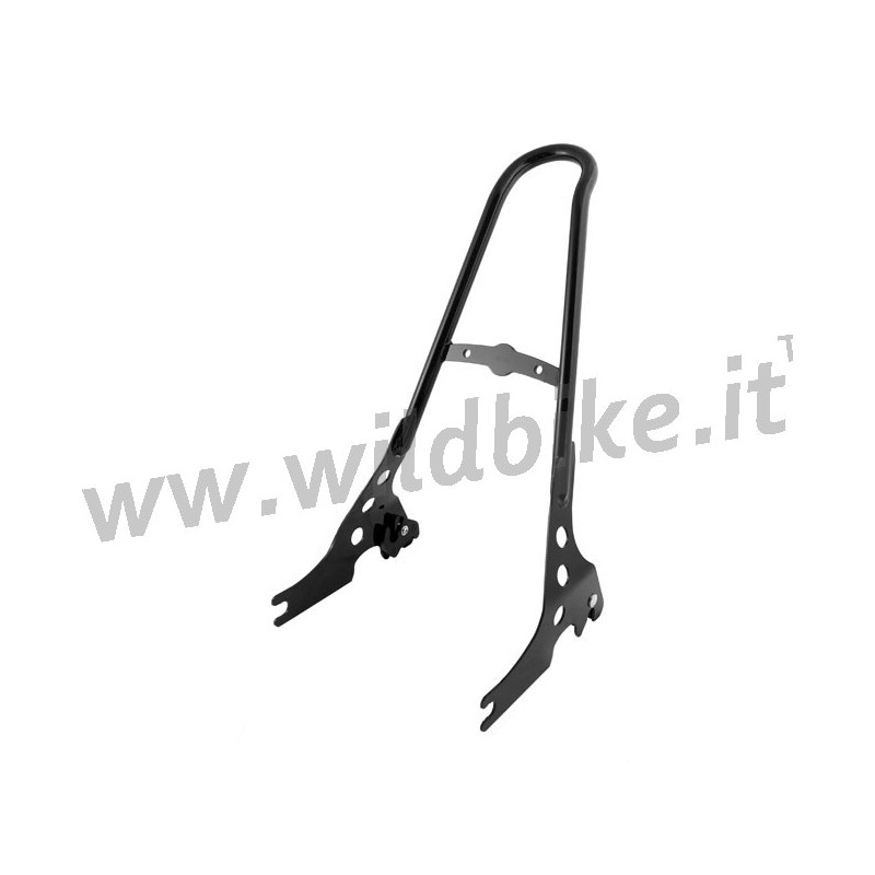 SISSY BAR KIT 21 "AUFRECHTER EINTEILIGER SCHWARZ SCHNELL ABNEHMBAR