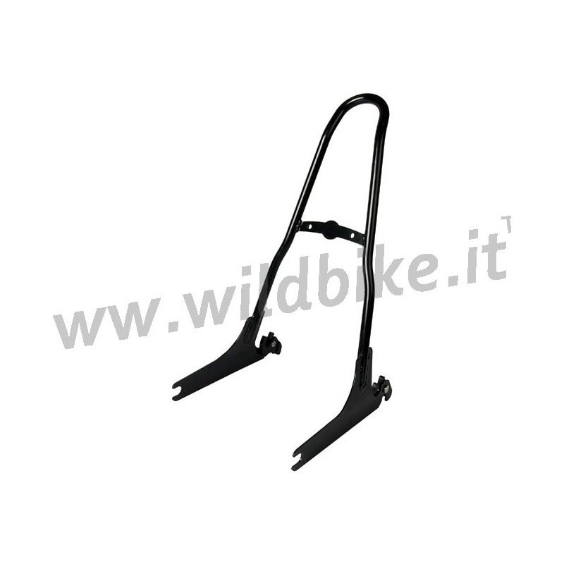 KIT SISSY BAR 21" MONTANT UNE PIECE NOIR HARLEY DAVIDSON FXD DYNA 06-17