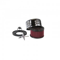 LUFTFILTER KIT TC BROS LOUVERED CHROM HARLEY DAVIDSON TWIN CAM 1996-2017