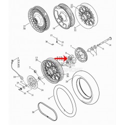 HINTERRAD RIPPER ISOLATOR OEM 40278-09 HARLEY DAVIDSON TOURING 09-21
