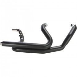 AUSPUFFKRÜMMER DOPPEL SCHWARZE POWERPORT COBRA HARLEY DAVIDSON FLH/FLT TOURING 95-16