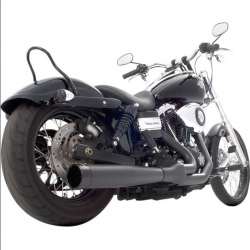 AUSPUFF VOLL RINEHART 2IN1 RACING SCHWARZ MATT HARLEY DAVIDSON FXD DYNA 06-17