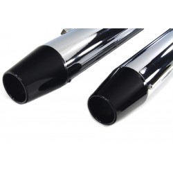 SILENCIEUX POTS D'ECHAPPEMENTS WYATT GATLING® SLIP-ON 4" TAPERED GUN HARLEY DAVIDSON FLH/FLT TOURING 95-16