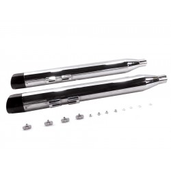 SLIP-ON MUFFLERS WYATT GATLING® SLIP-ON 4" SLASH CUT HARLEY DAVIDSON FLH/FLT TOURING 95-16