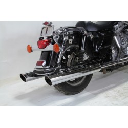 SCARICHI MARMITTE SLIP-ON 4" SLASH DOWN CROMATI HARLEY DAVIDSON FLH/FLT TOURING 95-16