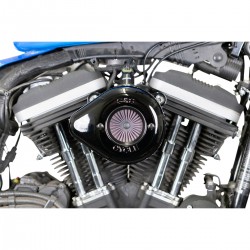 GLOSS BLACK AIR CLEANER S&S STINGER™ HARLEY DAVIDSON XL SPORTSTER 07-21