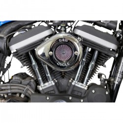 CHROME AIR CLEANER S&S STINGER™ HARLEY DAVIDSON XL SPORTSTER 07-21