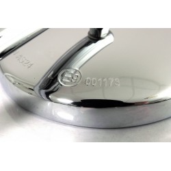 MIROIRS Rétroviseur UE approuvé CLASSIC CHROME POUR HARLEY DAVIDSON ET MOTOS CUSTOM