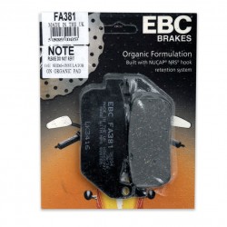 PLAQUETTES DE FREIN ARAMID COMPLETES EBC HARLEY DAVIDSON XL SPORTSTER 2004-2013
