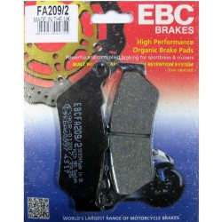 ORGANIC FRONT AND REAR BRAKE PAD SET FOR INDIAN SCOUT/SIXTY 17-21