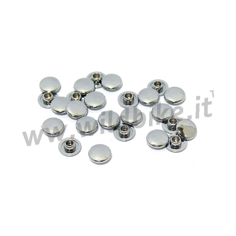 BOUCHONS TETE ALLEN INSERT M8 CHROME POUR MOTO
