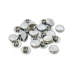 BOUCHONS TETE ALLEN INSERT M10 CHROME POUR MOTO