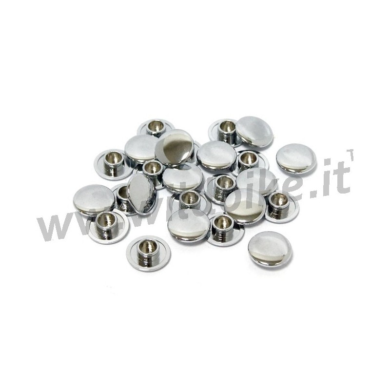 BOUCHONS TETE ALLEN INSERT M10 CHROME POUR MOTO