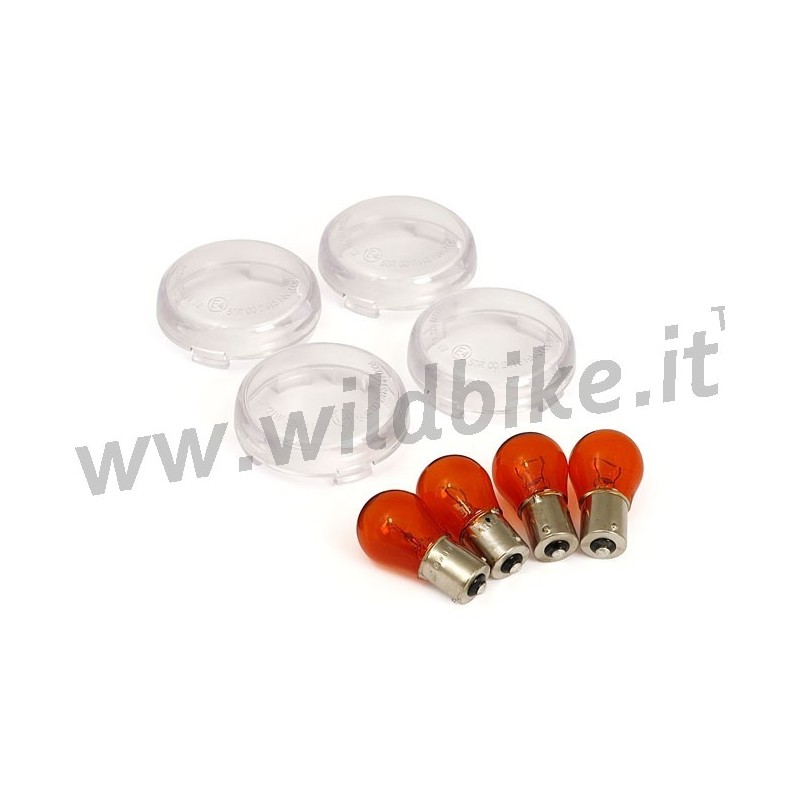 LENTI TRASPARENTI OMOLOGATE PER FRECCE DEUCE HARLEY DAVIDSON 02-20