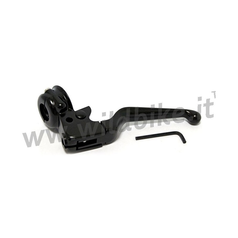BLOCCO COMPLETO LEVA FRIZIONE NERO OPACO PER HARLEY DAVIDSON FXD DYNA 06-17