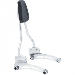 CHROME SISSY BAR BACKREST FOR INDIAN TOURING 14-22