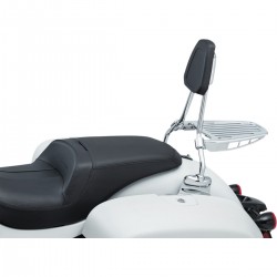 CHROME SISSY BAR BACKREST FOR INDIAN TOURING 14-22