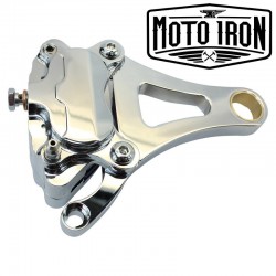 SPRINGER FORK FRONT END BRAKE CALIPER KIT RIGHT SIDE CHROME FOR HARLEY DAVIDSON