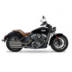 CHROME MUFFLERS EXHAUSTS 3" SLIP-ON KESSTECH BRAVE EU APPROVED INDIAN SCOUT 17-20