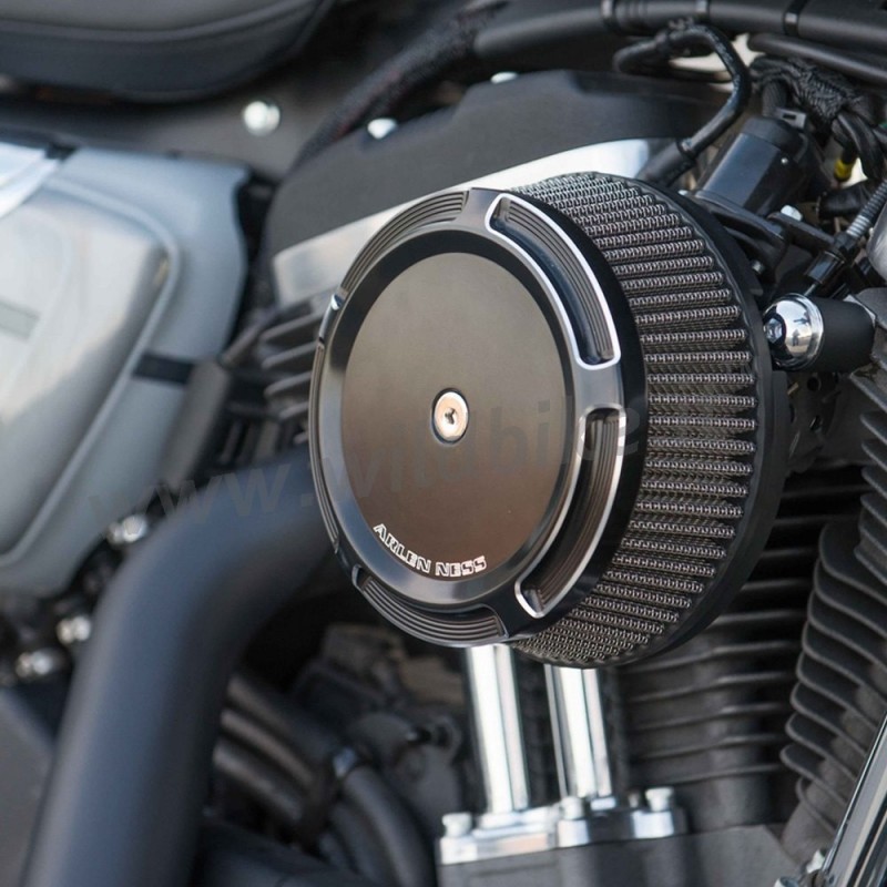 FILTRO ARIA BIG SUCKER TONDO STAGE I NERO ARLEN NESS BEVELED 50-844 HARLEY DAVIDSON XL SPORTSTER 88-21