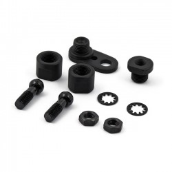 SUPPORTI GIREVOLI NERI SU MANUBRIO PER FRECCE HARLEY DAVIDSON