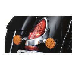 COUVERTURE CHROME FEU ARRIÈRE HAUT POUR INDIAN 111 CHIEF/CHIEFTAIN/ROADMASTER/SPRINGFIELD '14-'18