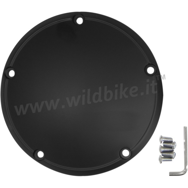 COUVERCLE D'EMBRAYAGE NOIR SATIN HARLEY DAVIDSON TWIN CAM 99-17