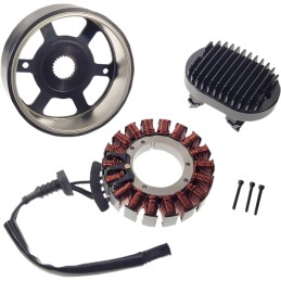 LADEKIT STATOR UND REGLER SCHWARZ HARLEY DAVIDSON SOFTAIL M-EIGHT 18-22