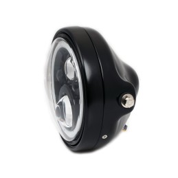 PHARES AVANT LED EU APPROUVÉ 200 MM SUPERLIGHT ANGEL EYE POUR MOTOCYCLETTE