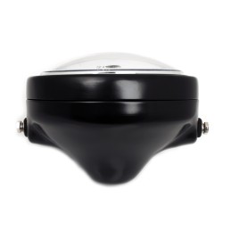 LED HEADLIGHT EU APPROVED 7.7" 200 MM SUPERLIGHT ANGEL EYE FOR MOTORCYCLE